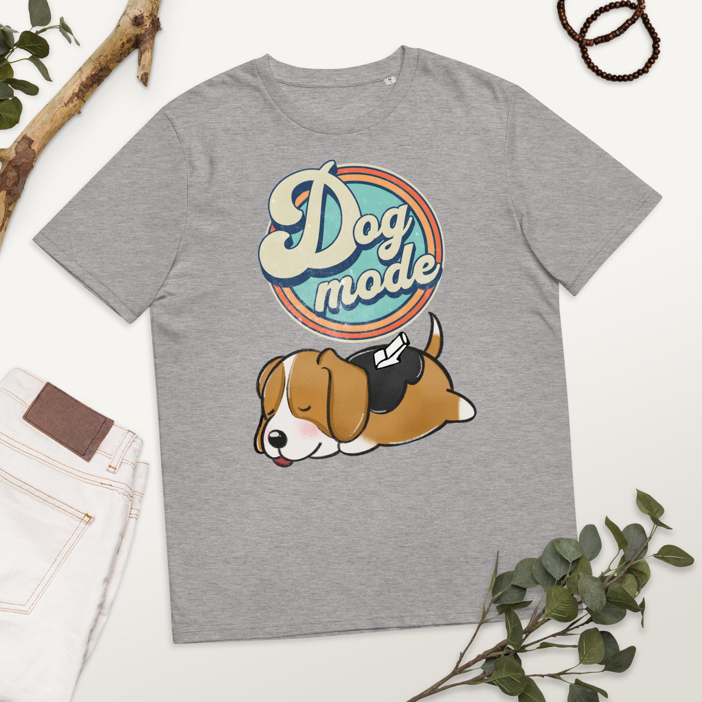 Cute Funny Dog Mode On T-shirt