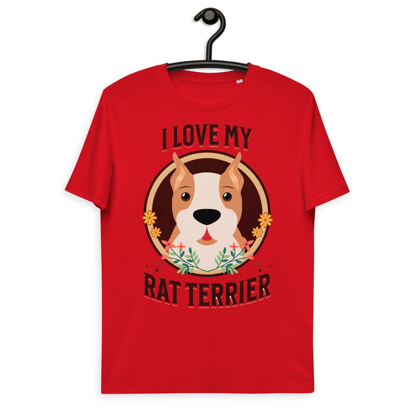 Vintage I Love My Rat Terrier Dog T-shirt