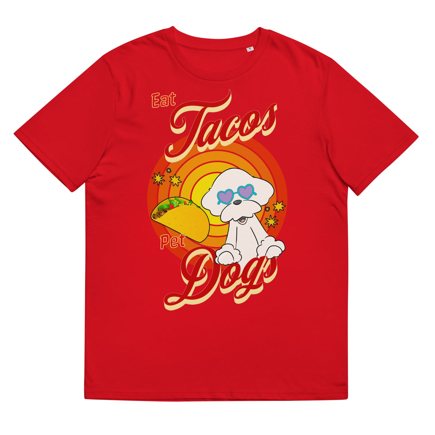 Cheeky Bichon Cute Funny Eat Tacos Pet Dogs T-shirt