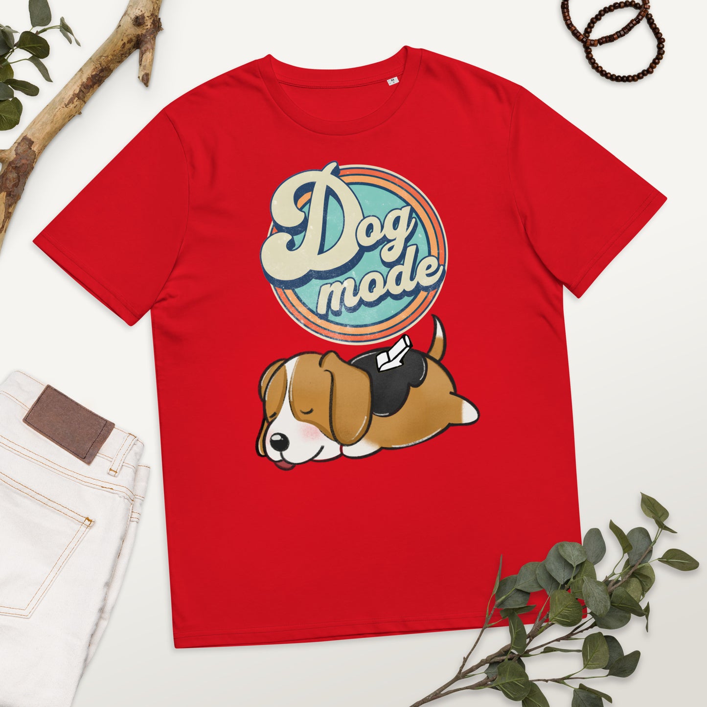 Cute Funny Dog Mode On T-shirt