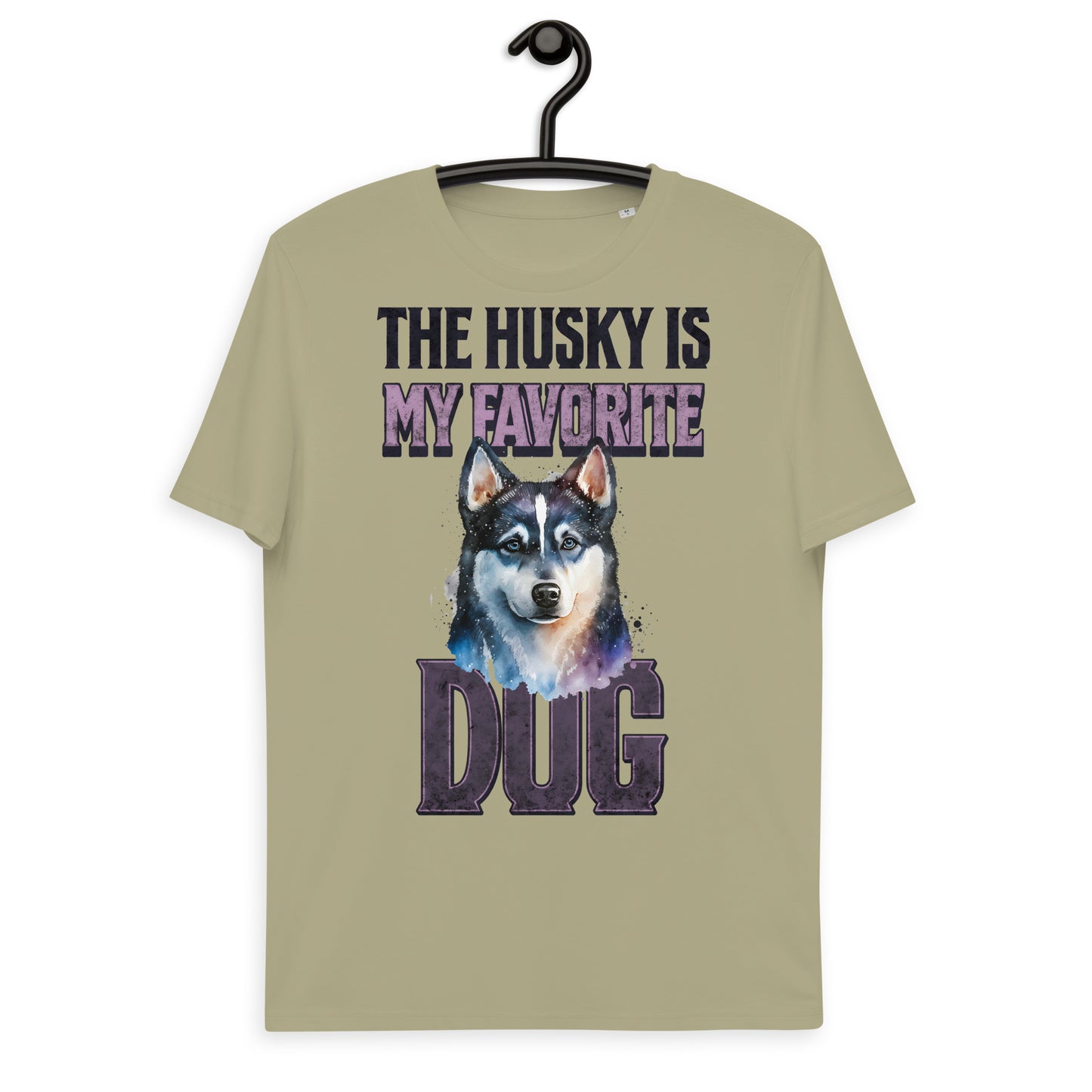 Vintage Colourful The Husky Is My Favorite Dog T-shirt