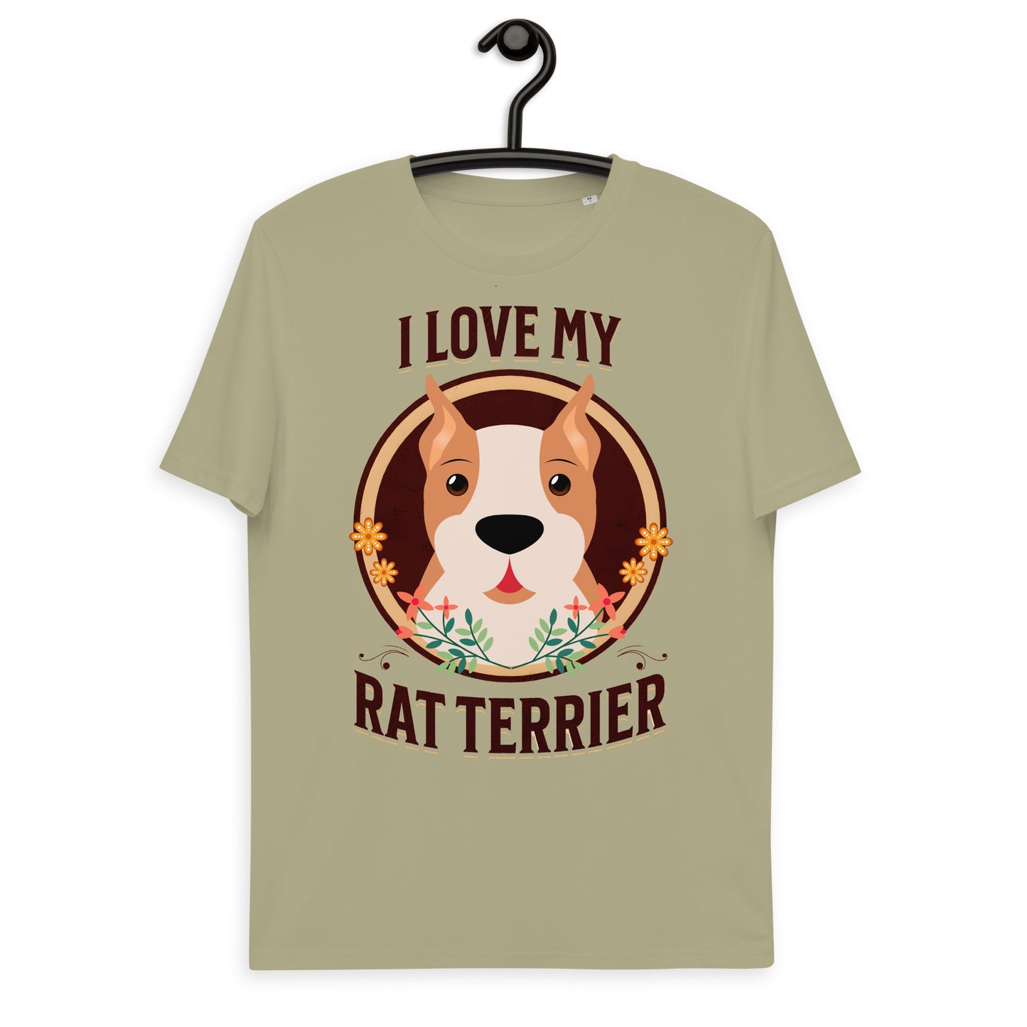 Vintage I Love My Rat Terrier Dog T-shirt