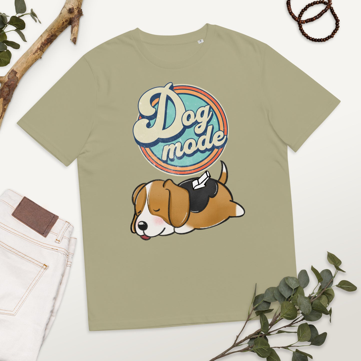 Cute Funny Dog Mode On T-shirt