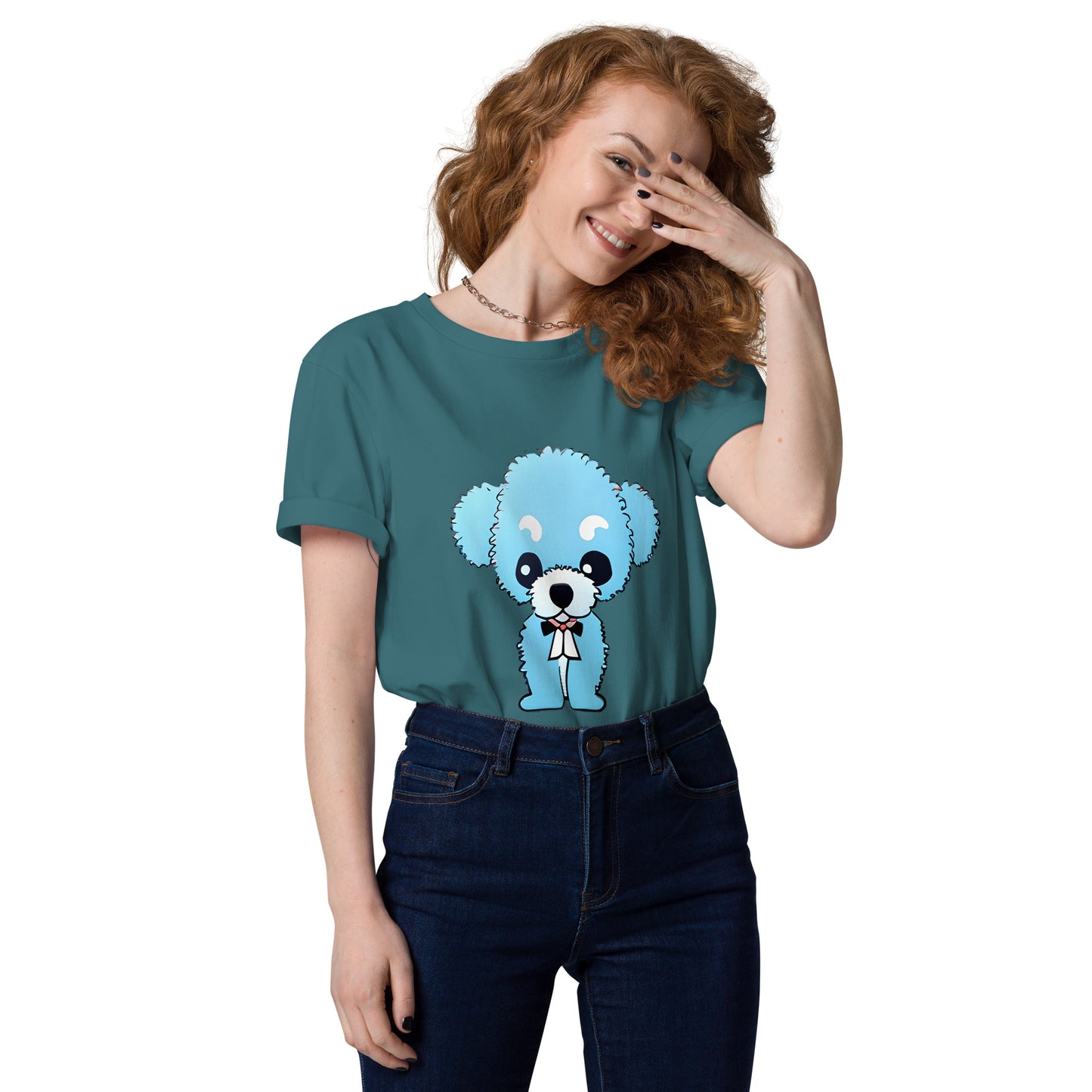 Cute Blue Poodle Shirt