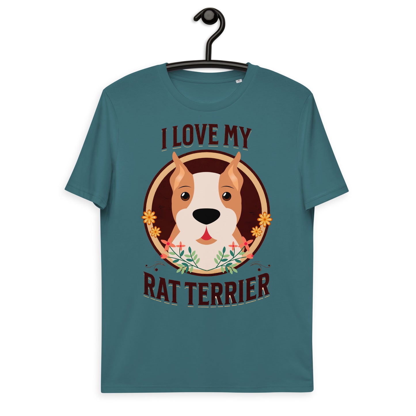 Vintage I Love My Rat Terrier Dog T-shirt