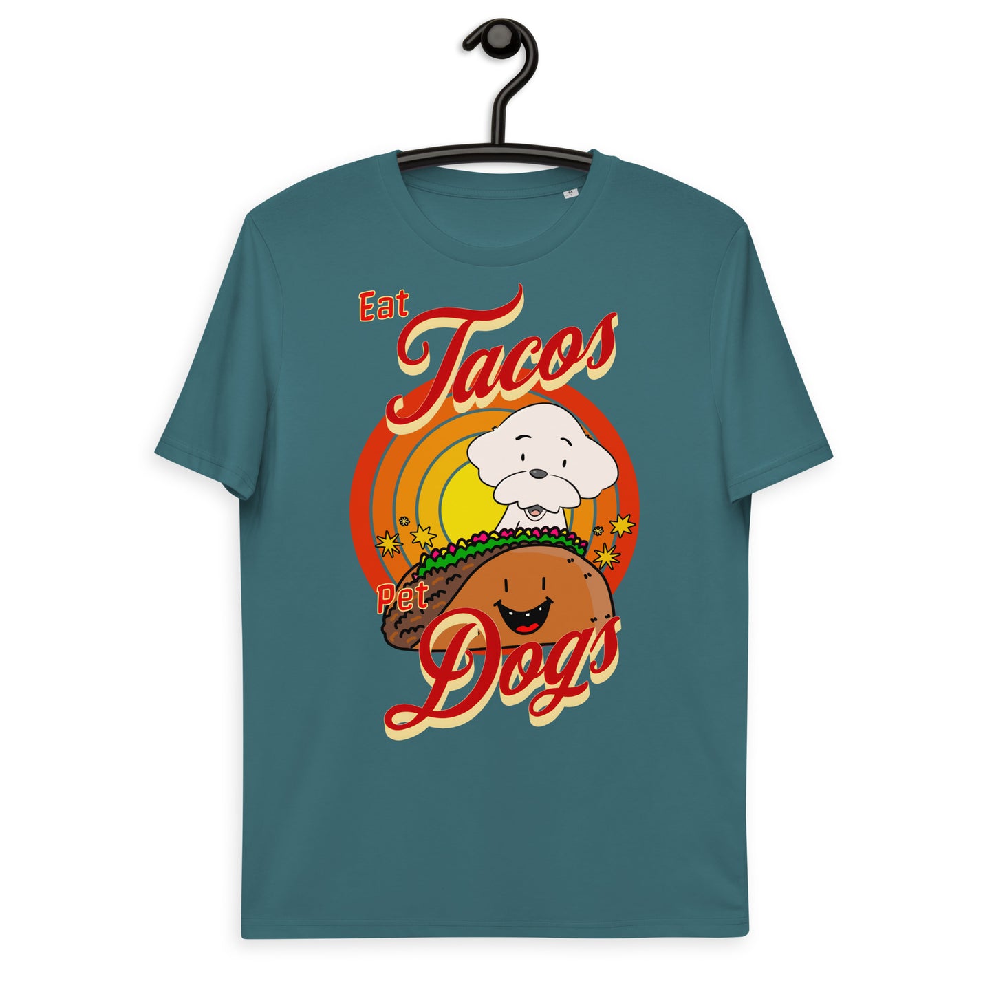 Cheeky Bichon Cute Funny Eat Tacos Pet Dogs T-shirt