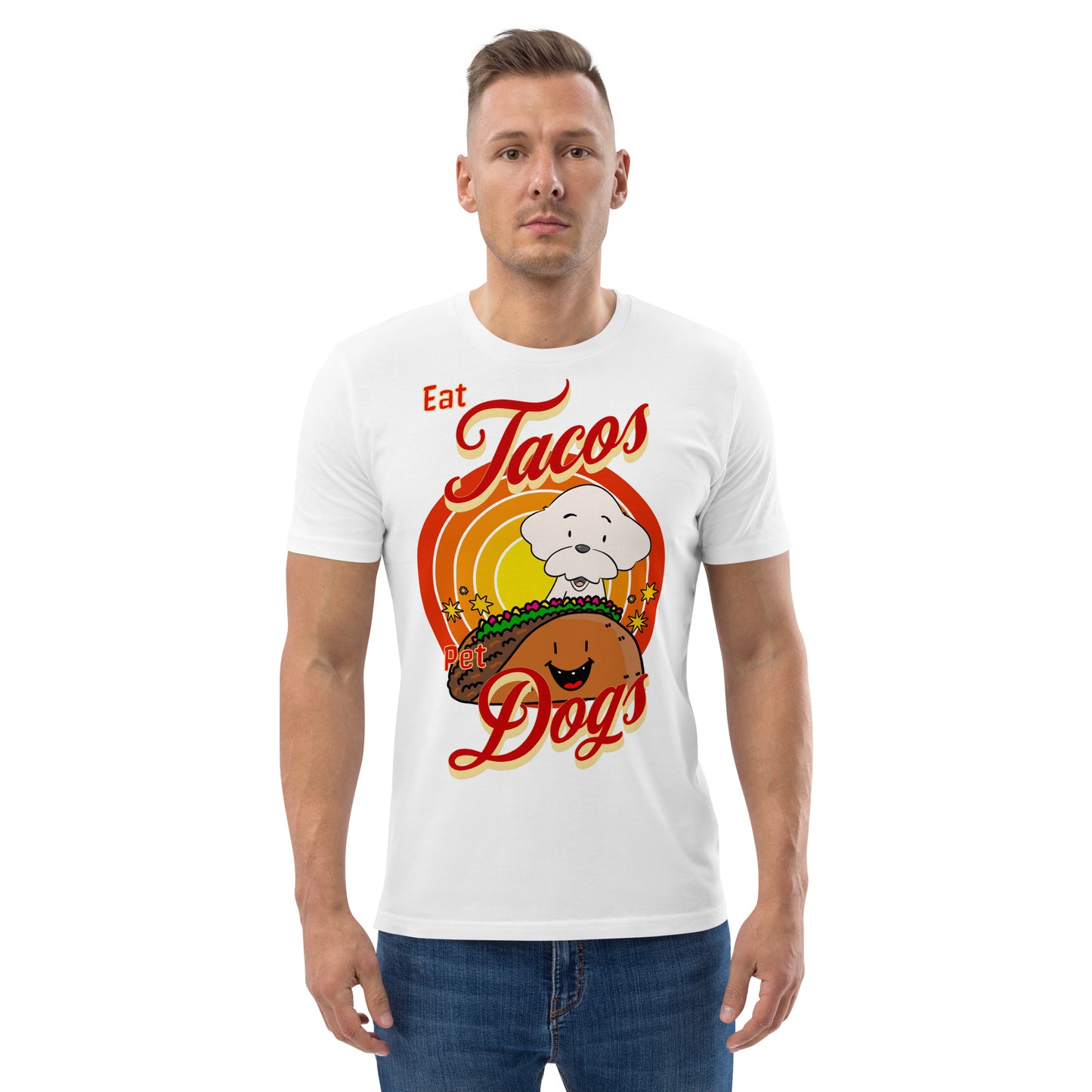 Cheeky Bichon Cute Funny Eat Tacos Pet Dogs T-shirt