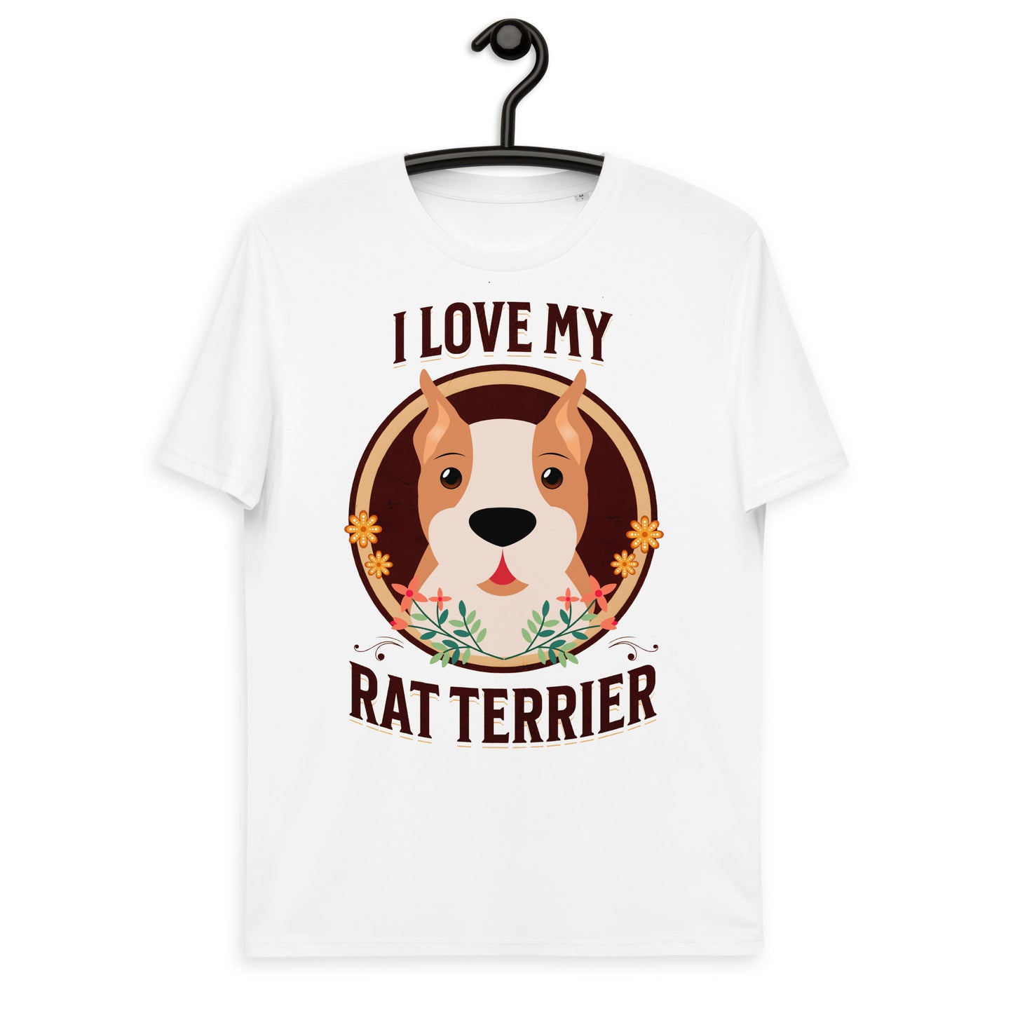 Vintage I Love My Rat Terrier Dog T-shirt