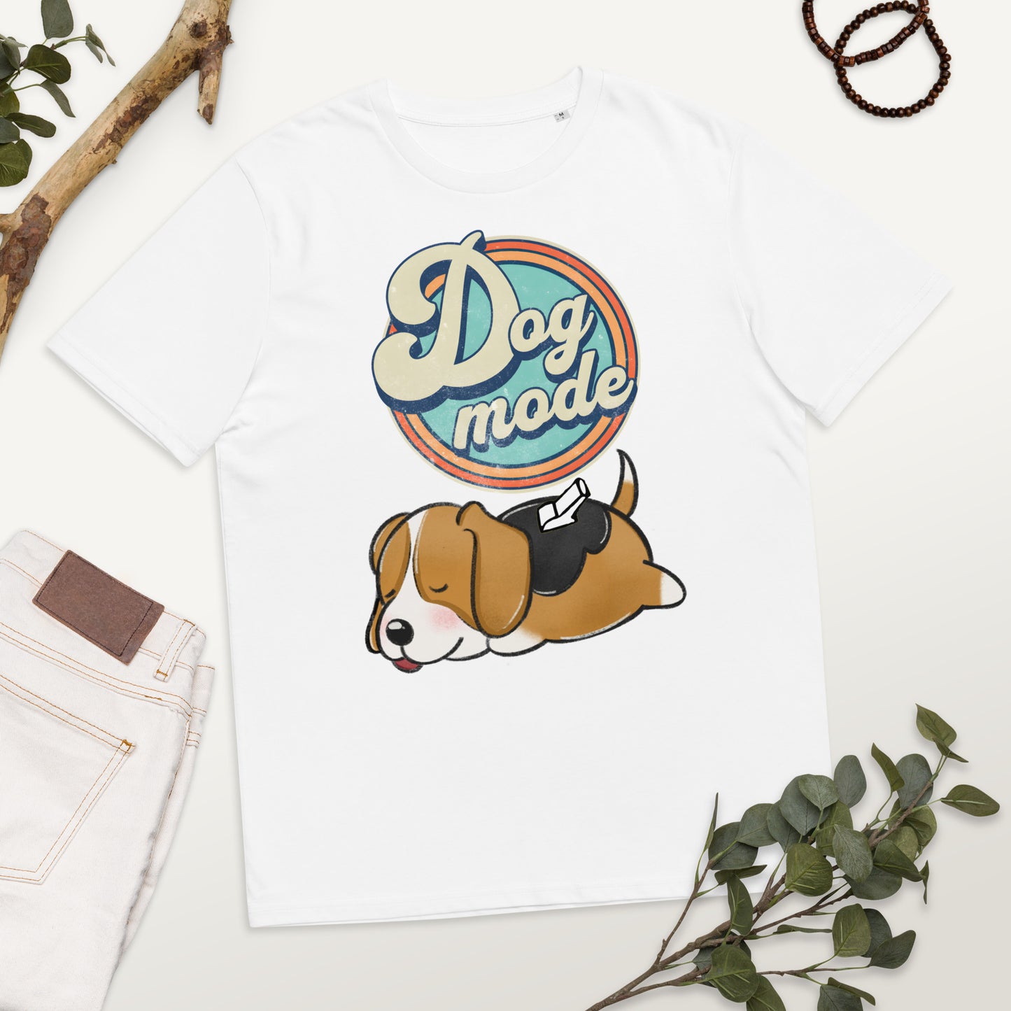 Cute Funny Dog Mode On T-shirt