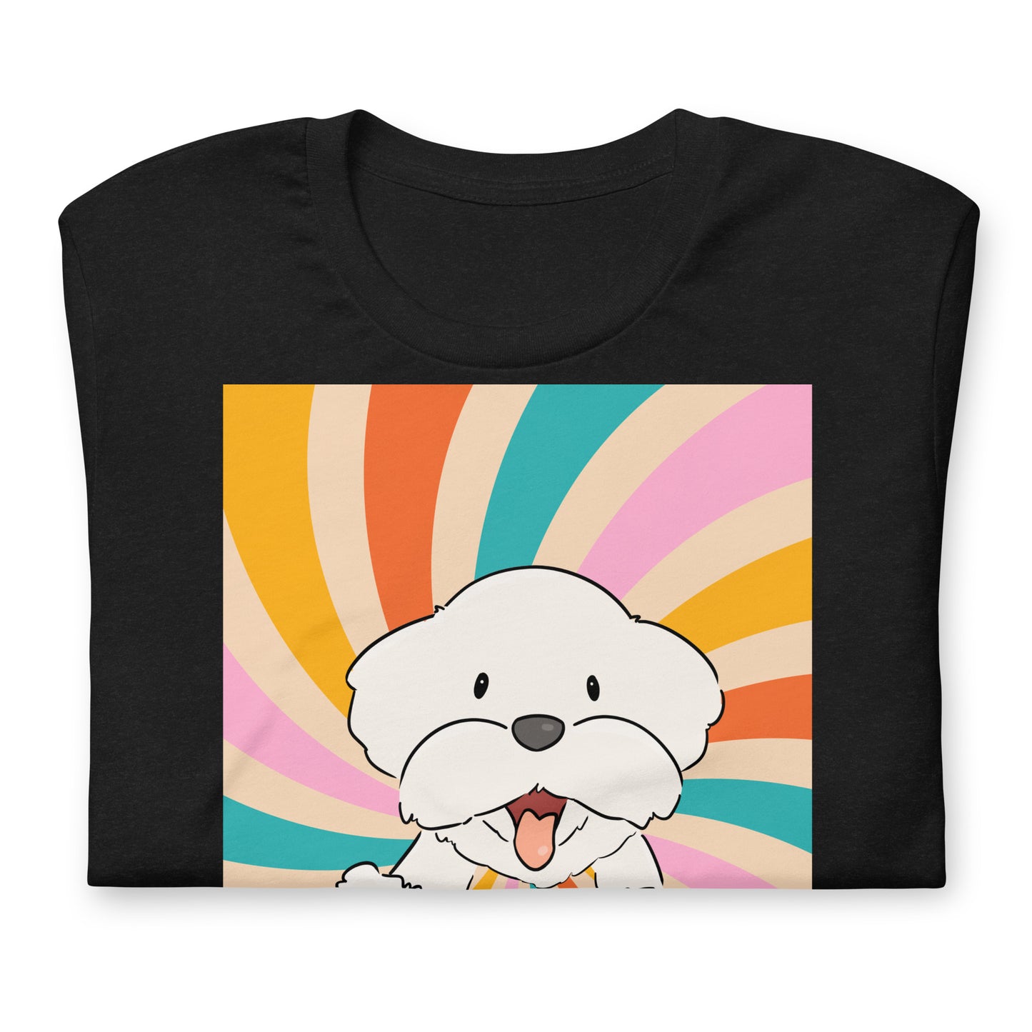 Cheeky Bichon Cute Retro Unisex t-shirt