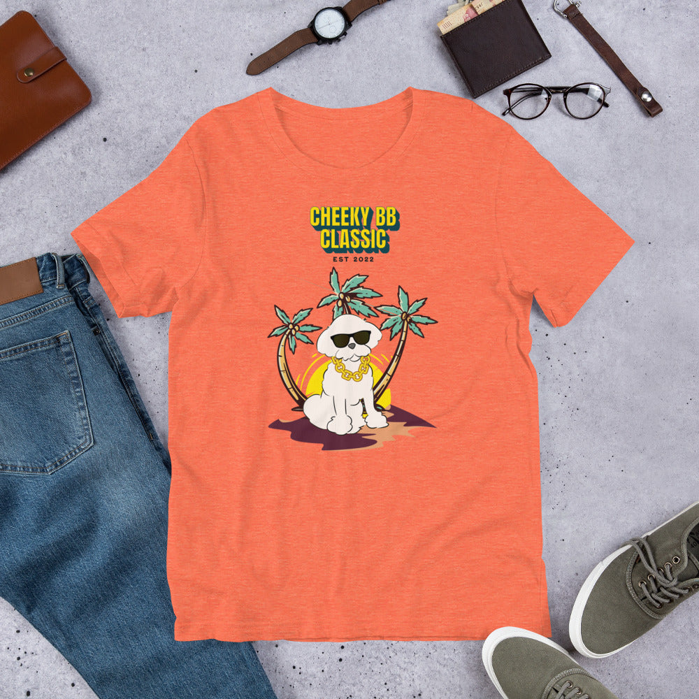 Cheeky Bichon Cute Funny Dog with Sunglasses T-shirt