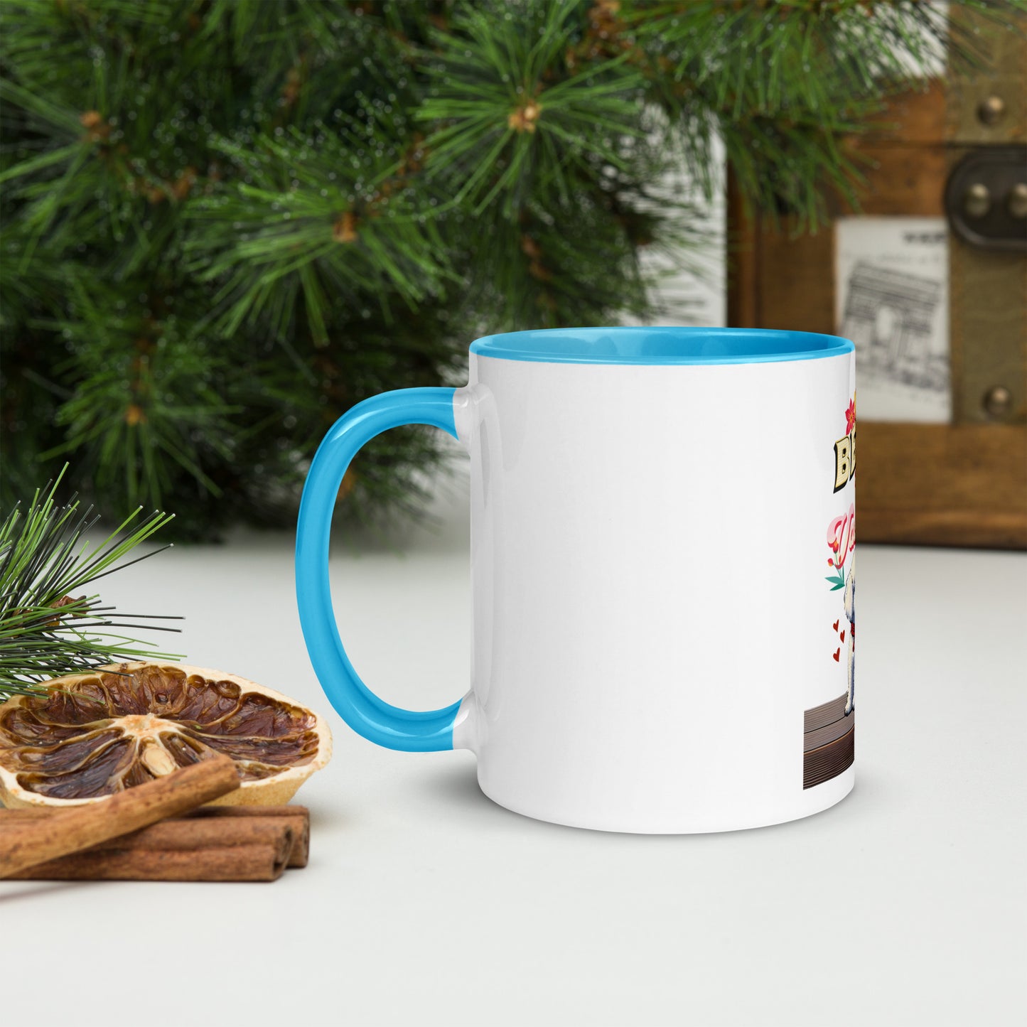 Cute Valentine's Day Mug with Color Inside