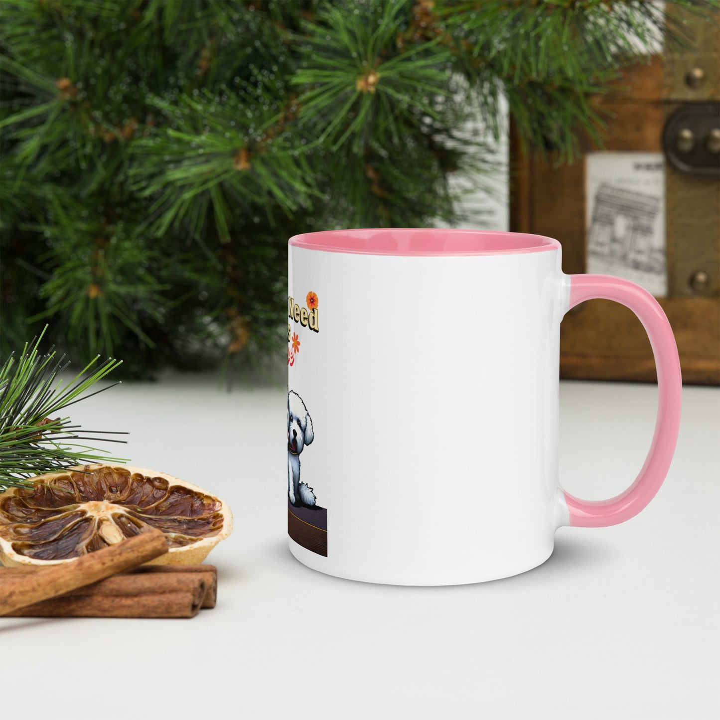 Cute Valentine's Day Mug with Color Inside