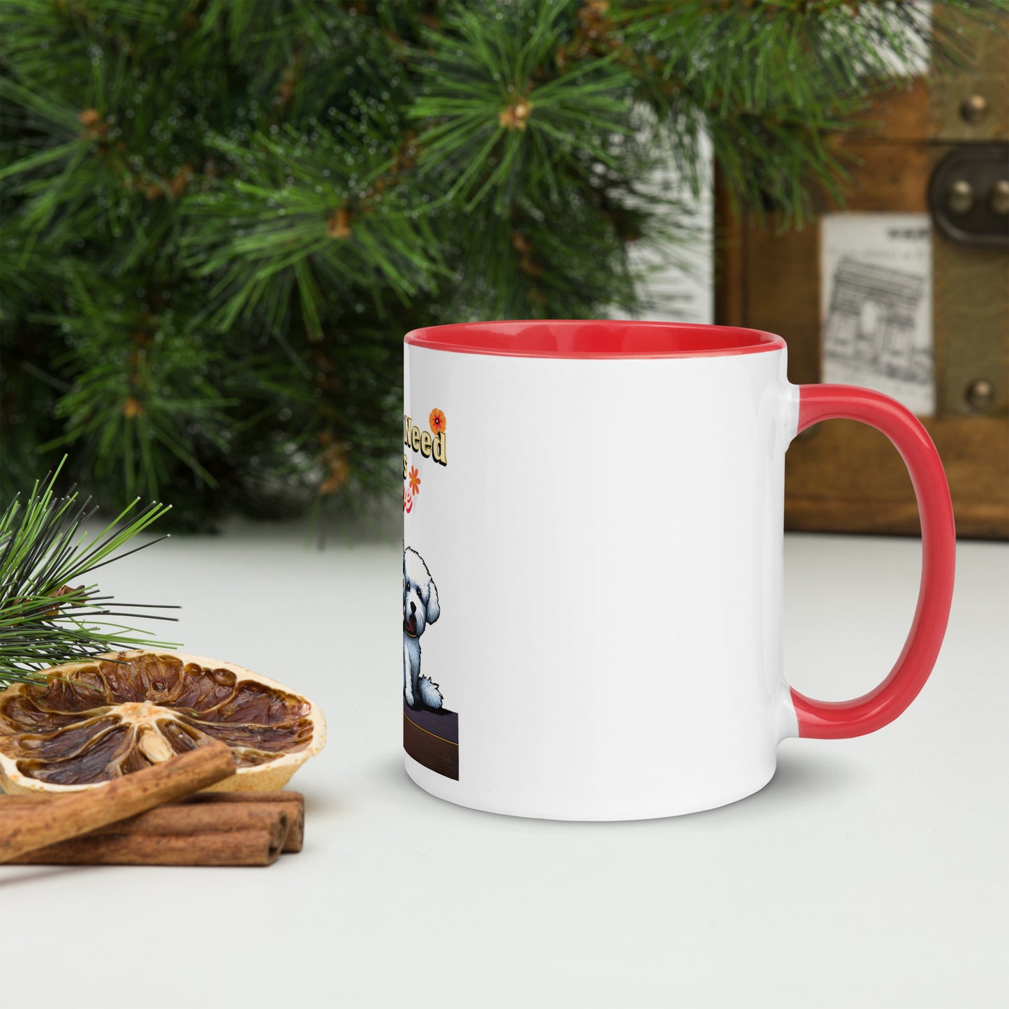 Cute Valentine's Day Mug with Color Inside